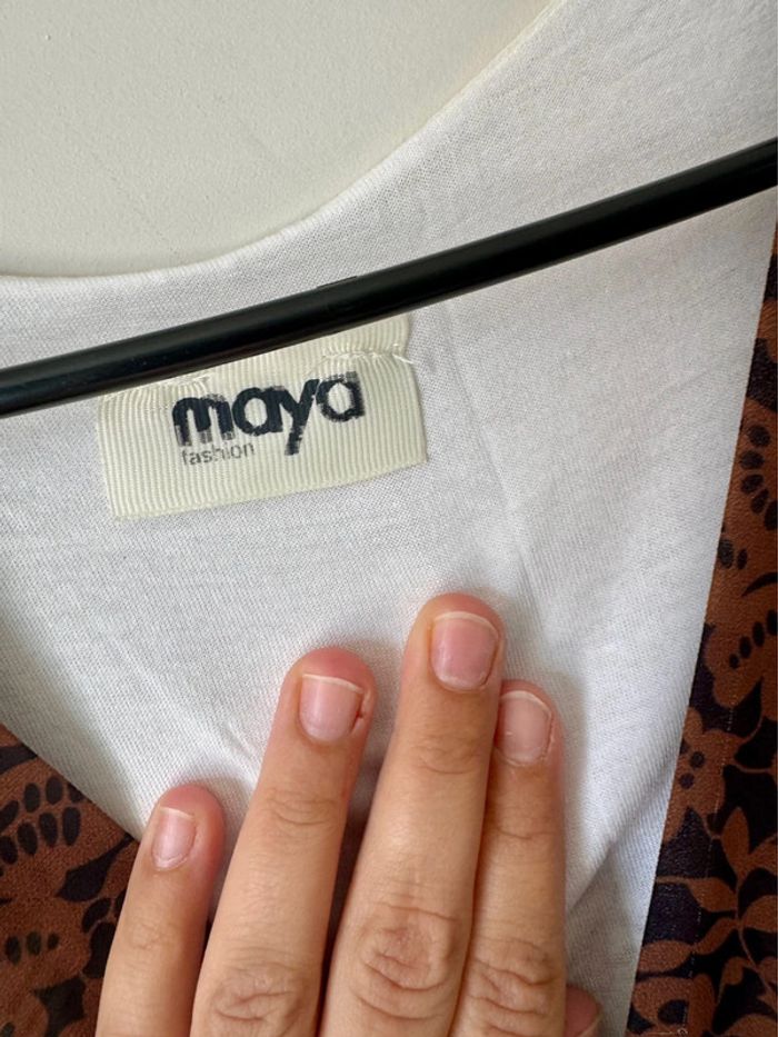 👗🌞Magnifique Robe longue d’été légère  - taille unique - neuf sans étiquette - maya - photo numéro 4