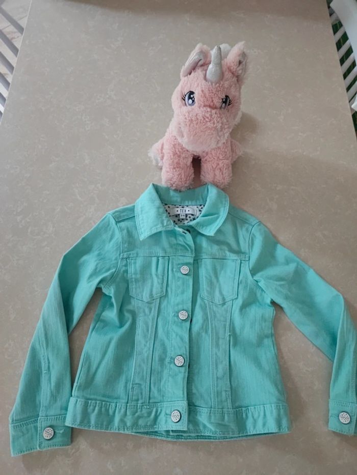 🌸sublime veste en jean 3/4 ans NEUVE