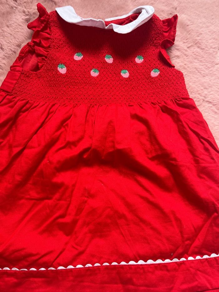 Robe rouge bébé fille 18 mois - photo numéro 2