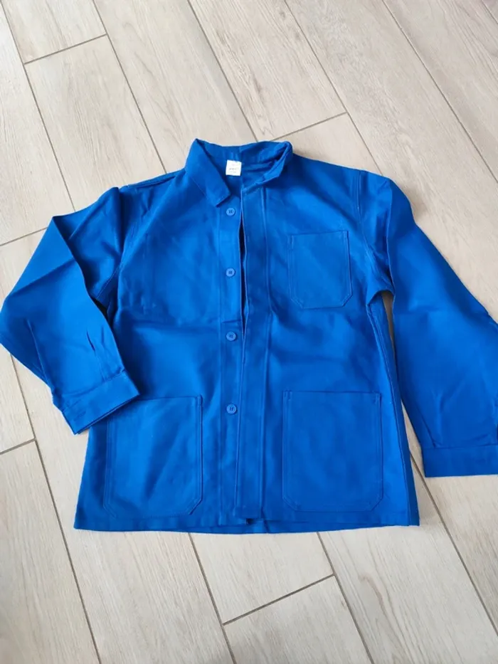 Veste bleu de travail