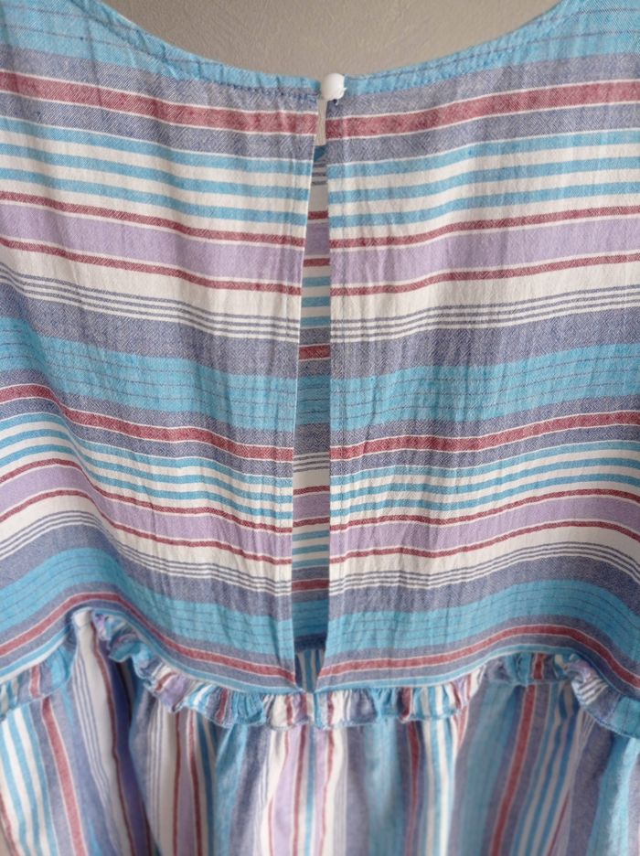 ROBE SHEIN Courte Bleue Rayée. - photo numéro 5