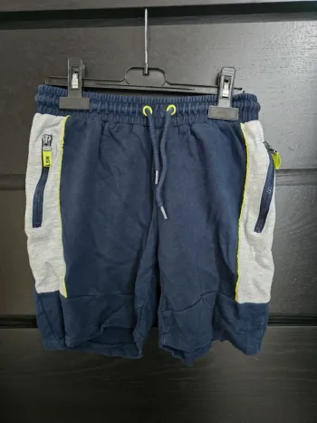 short bleu marine et gris LSN