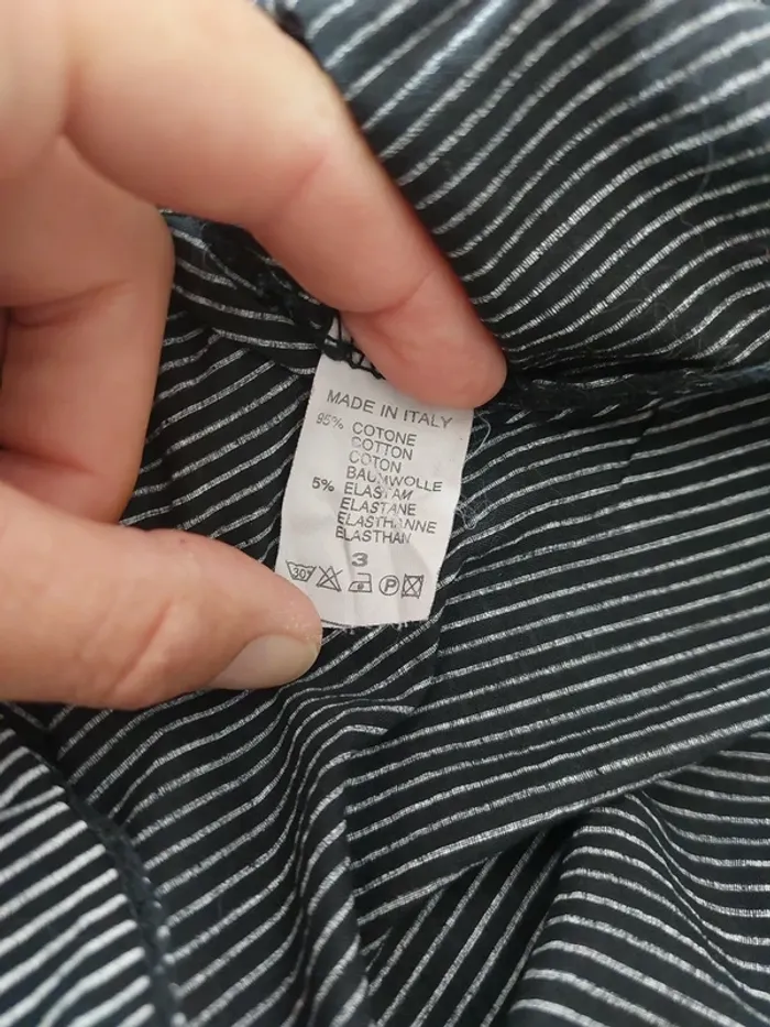 Robe d été  à rayure verticale grande taille - photo numéro 6