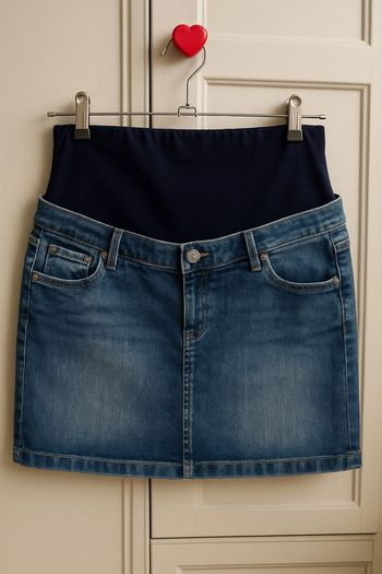 Jupe en jean de grossesse 🤰 Taille 38