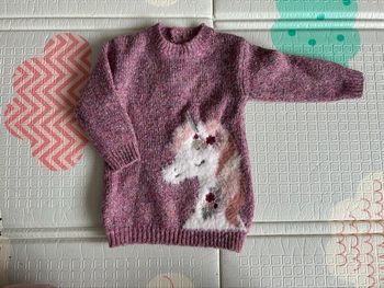 Robe pull licorne