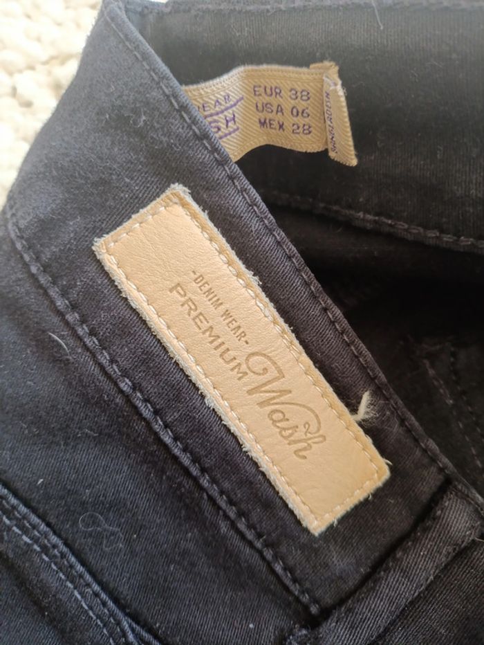 Jean skinny noir Zara Trafaluc taille 38 - photo numéro 3