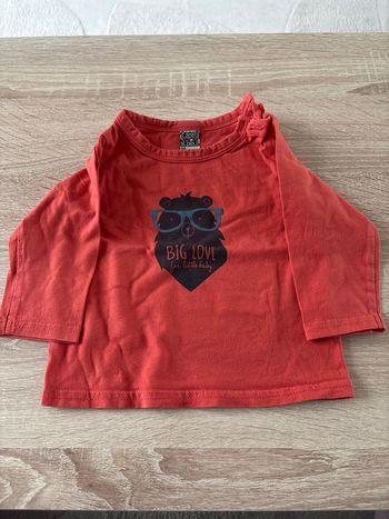 TEE shirt Manche Longue 12Mois- 74 cm