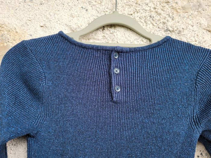 12 ans, Vertbaudet, magnifique robe bleu nuit pailletée - photo numéro 7