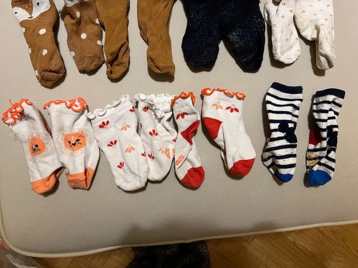 Lot chaussette fille 19/22 - photo numéro 9