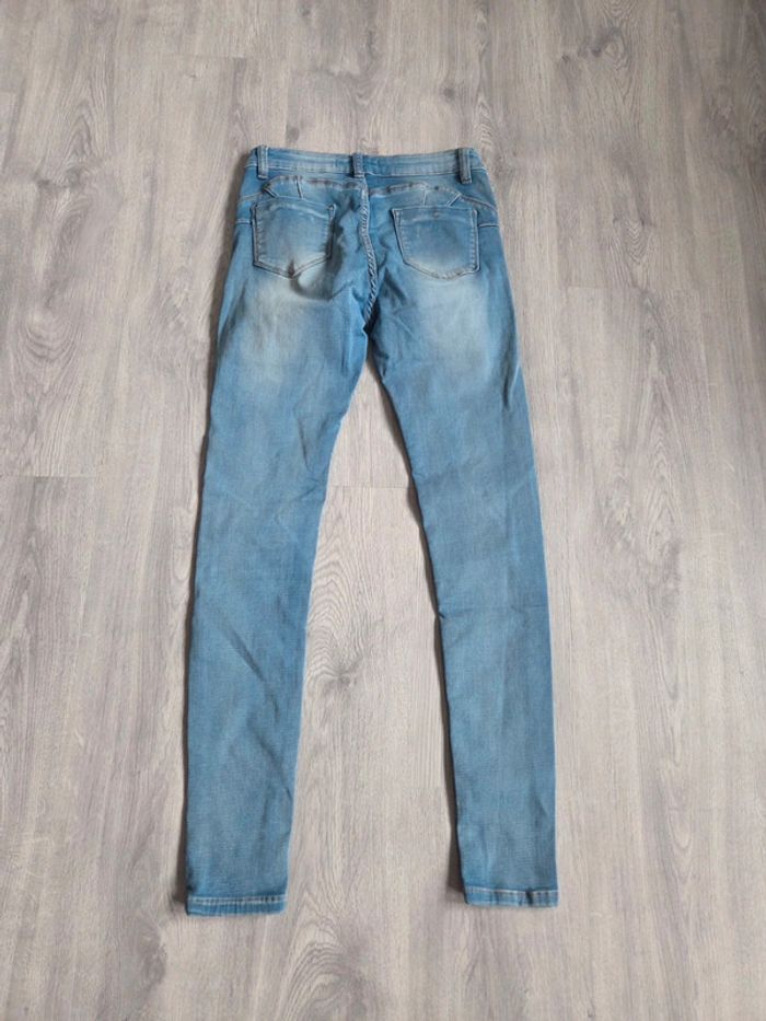 Jeans slim bleu monday premium - taille s - photo numéro 7