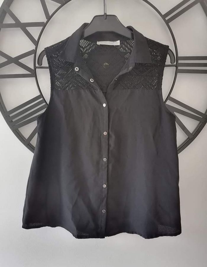 Haut noir Gémo T.12 ans