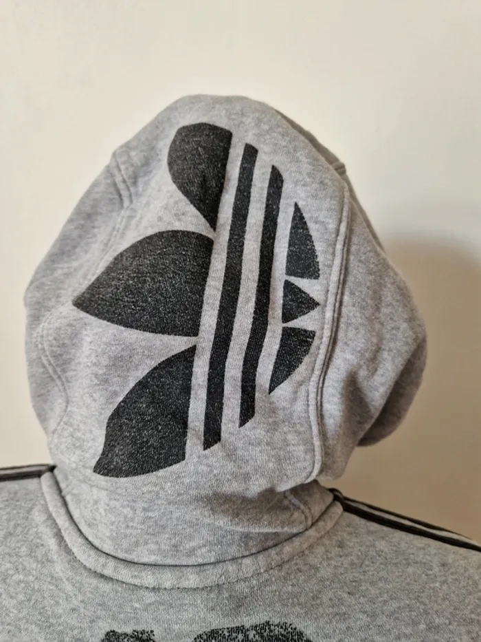 Veste sweat a capuche zip Adidas vintage taille xs - photo numéro 6