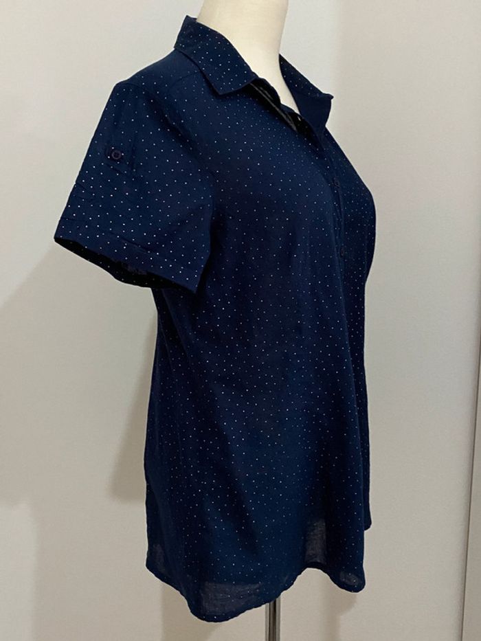 Chemise bleue Casual by Gémo - photo numéro 2