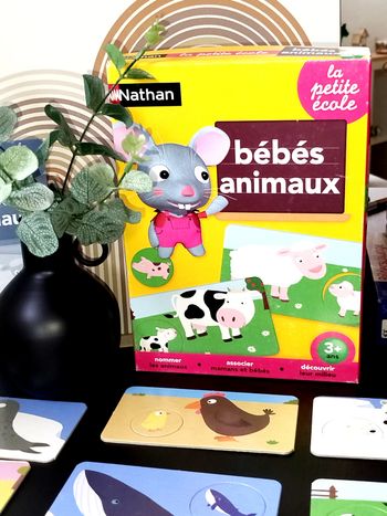 🟠 Nathan Jeu La petite école Bébés animaux