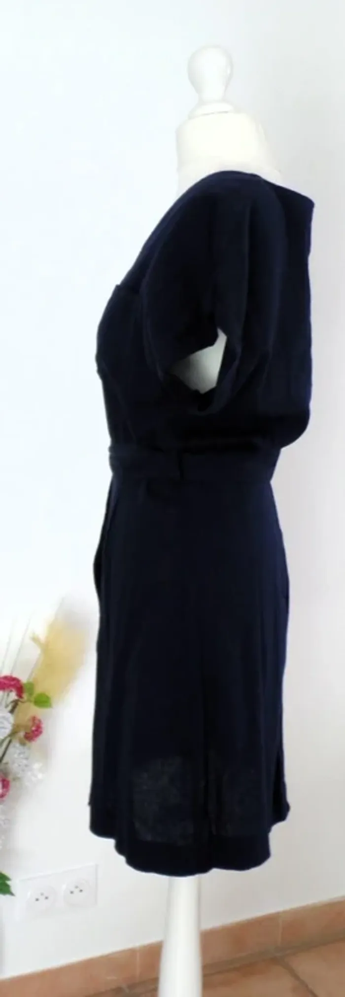 😉Robe bleu marine_lin - photo numéro 3