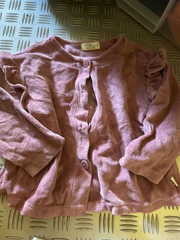 Gilet velours 18m