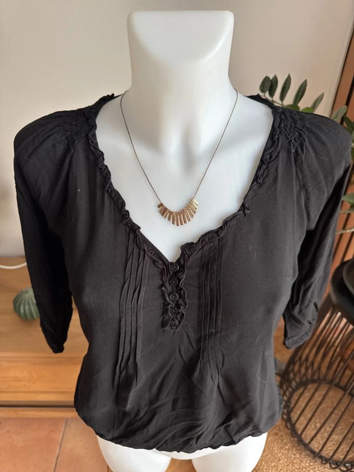 Blouse légère noire - photo numéro 2