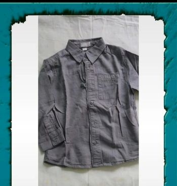 Chemise grise manches longues