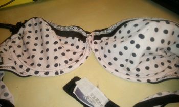Soutien gorge à pois