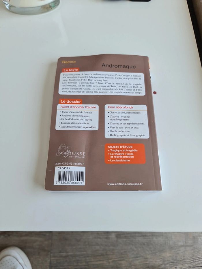 Livre andromaque - photo numéro 2