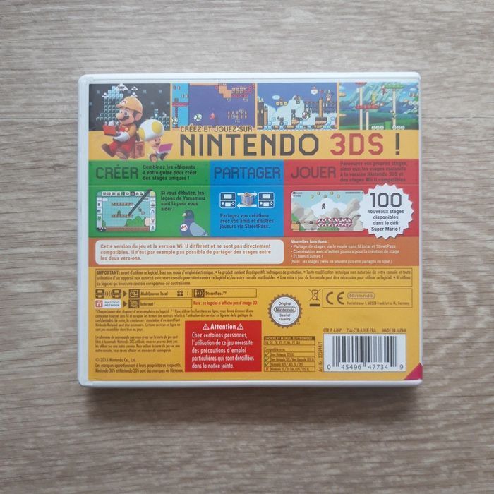 Super mario maker jeu Nintendo 3DS - photo numéro 2