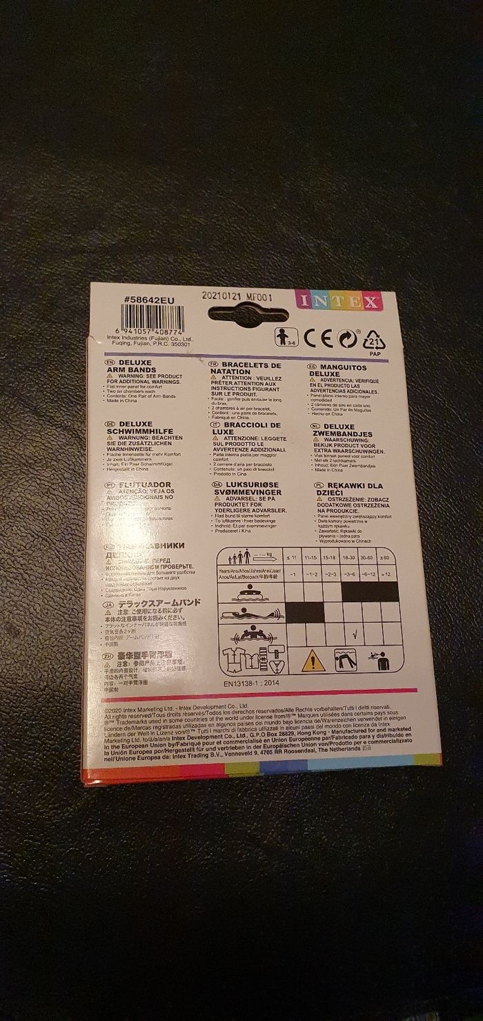 Bracelets de natation intex neuf - photo numéro 2