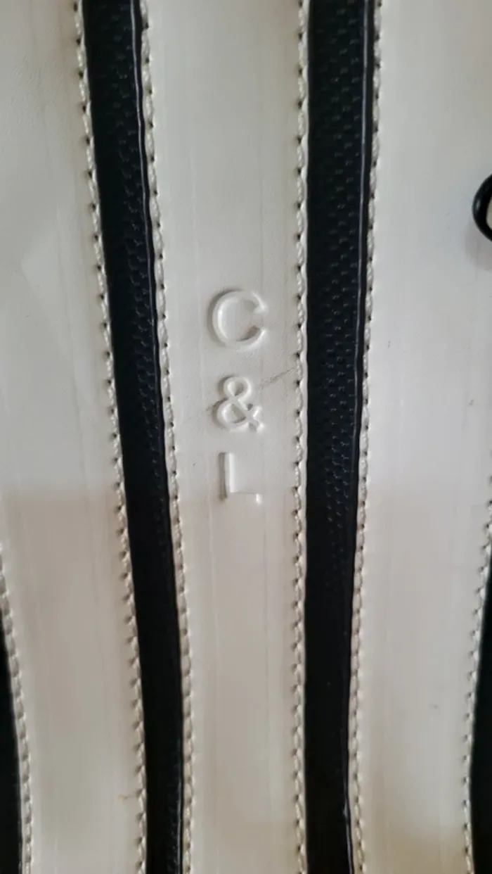 Sac à main noir et blanc - photo numéro 3