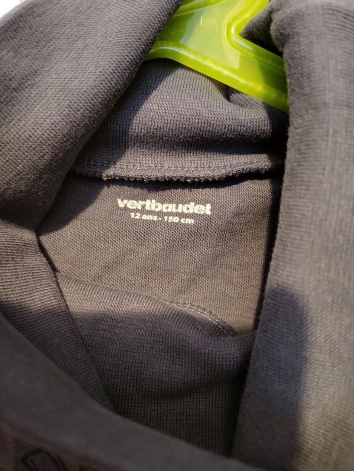 Lot 2 Sous pull garçon 12 ans vertbaudet très bon état - photo numéro 3