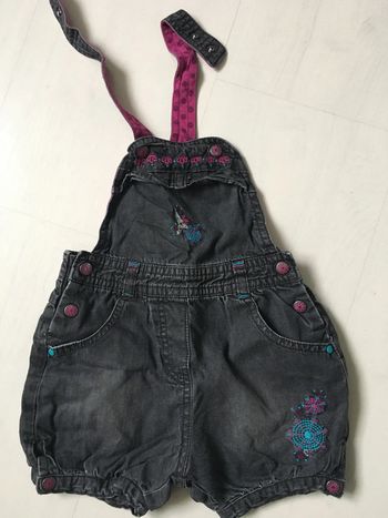 Salopette short 12 mois