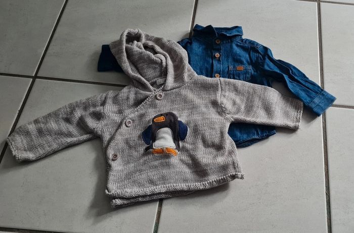 lot de vêtements automne/hiver 6 mois 67cm environ - photo numéro 7