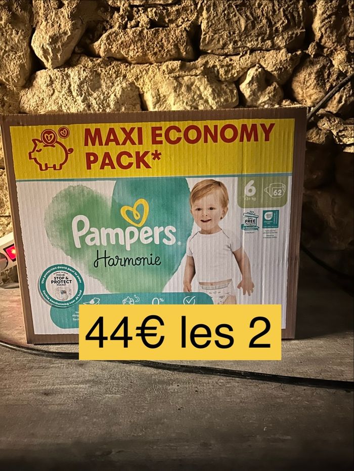 Couches Pampers harmonie taille 6