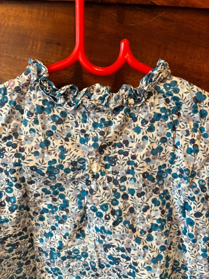 Blouse liberty Jacadi 8 ans parfait état - photo numéro 6