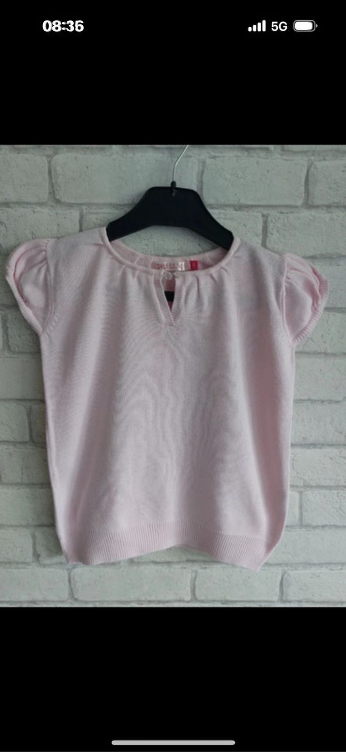 Tee-shirt pull fin C.F.K (Monoprix) taille 8 ans