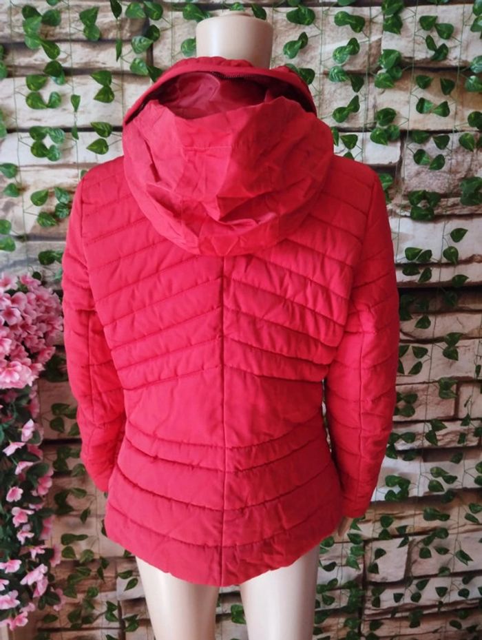 🌸Doudoune rouge Camaieu Taille 38🌸 - photo numéro 5