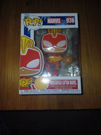 Funko Pop Marvel 936 - Gingerbread Captain Marvel