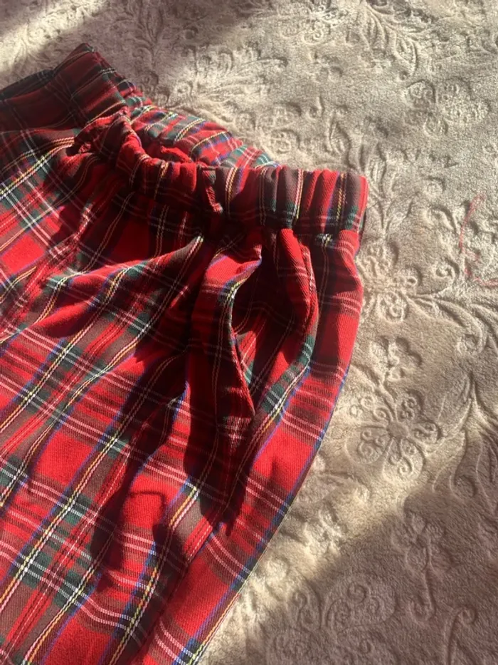 Pantalon écossais rouge neuf - photo numéro 5