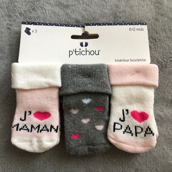 Bonnet gants robe chaussette