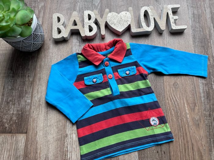 - Polo Terre de marins - 6 mois - Très bon état