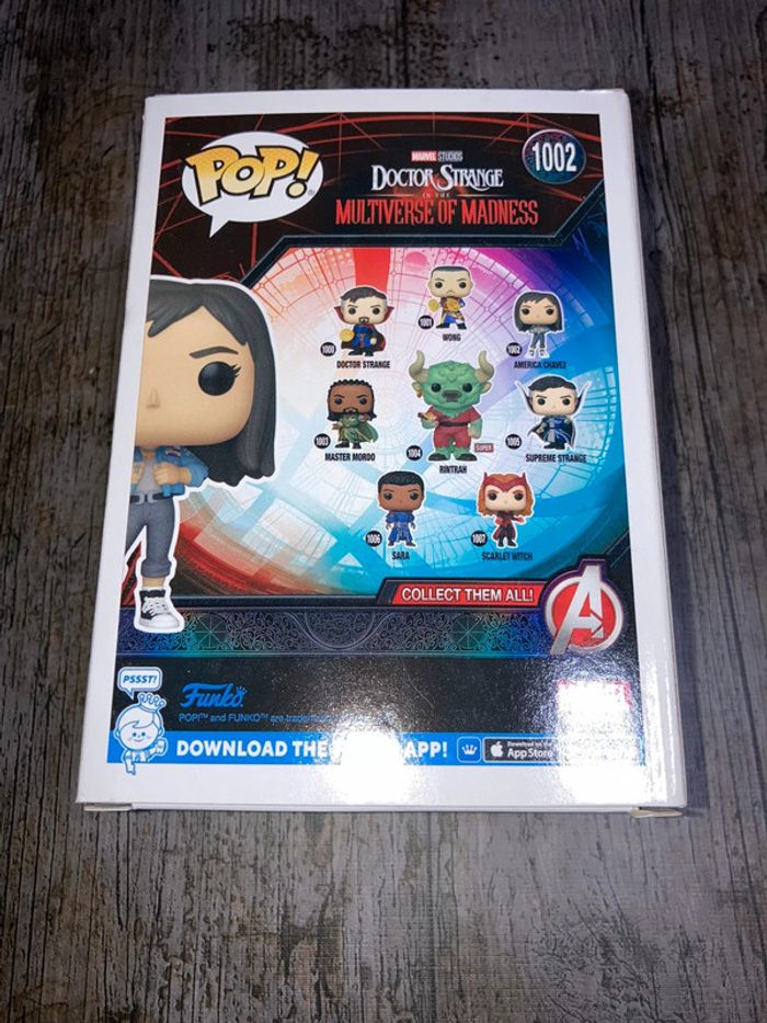 POP! Marvel Studios Doctor Strange Multiverse of Madness America Chavez 1002 Neuf Funko - photo numéro 2