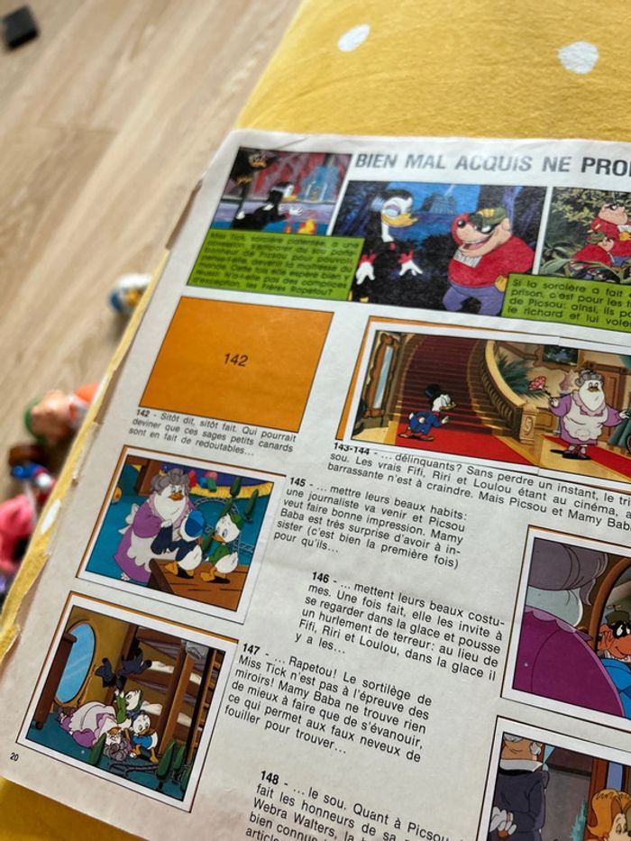 Livre à vignette panini - complet à 95 % 1987 Disney ducktales - la bande à picsou - photo numéro 12