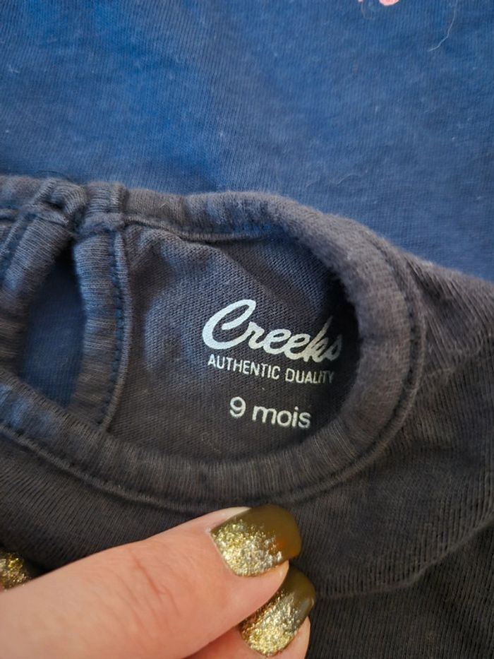 Lot T-shirt 9mois - photo numéro 3