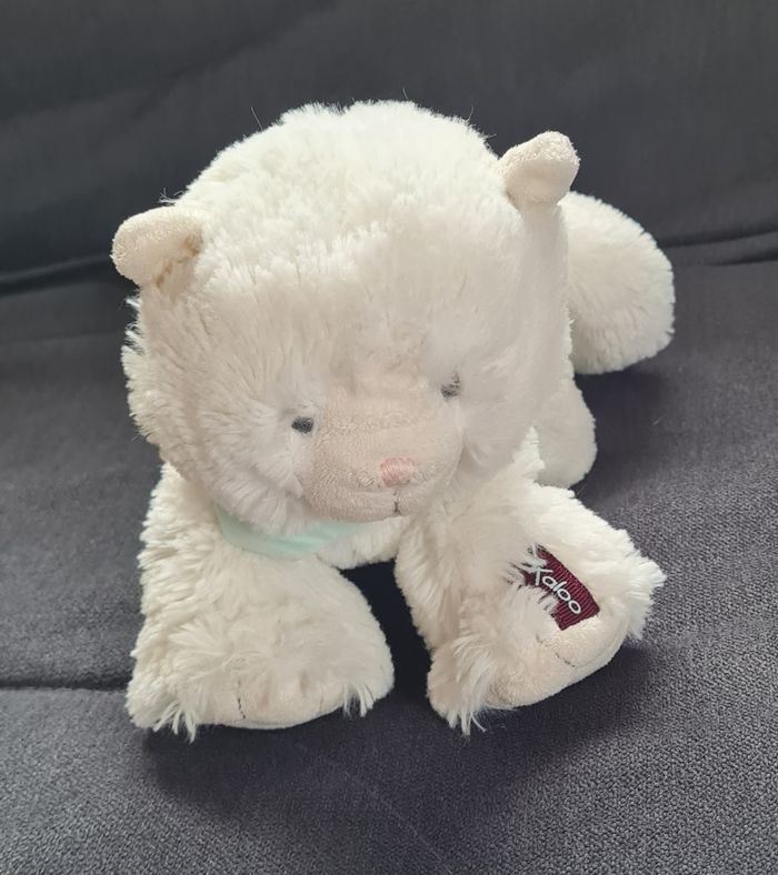 Doudou peluche chat blanc Coco - Kaloo - photo numéro 2