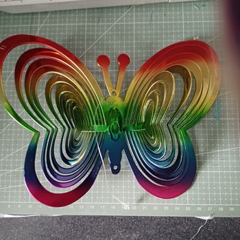 Papillon métal décoration 