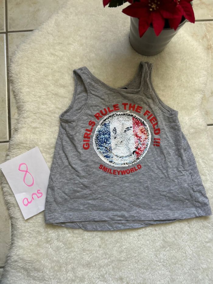 Débardeur ~ Smiley ~ 8 ans