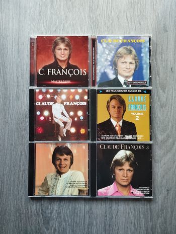 Claude François : Lot Albums CD originaux 
