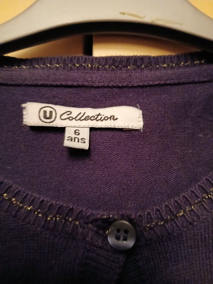 Gilet  bleu fille - photo numéro 2