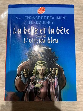 Livre la belle et la bête / l’oiseau bleu