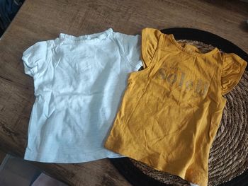 Lot tee shirt fille 3 mois