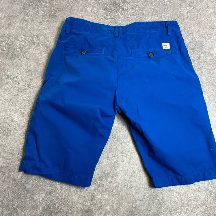 Short Pepe Jeans Bleu Électrique 🌊 Taille 29 – Coupe Regular Fit tendance été - photo numéro 5
