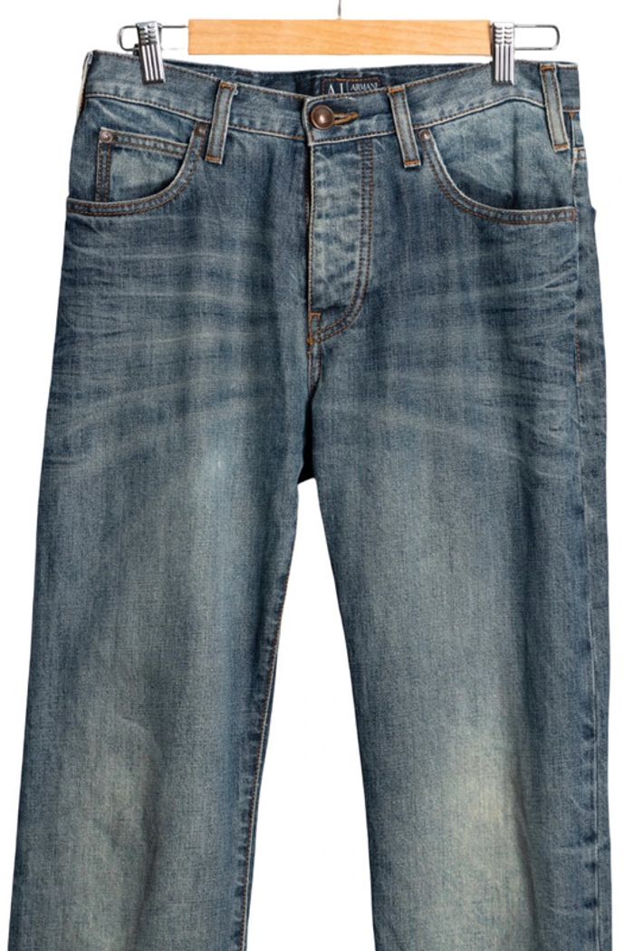 Jean bleu coupe droite Armani Jeans – Taille 40 - photo numéro 3